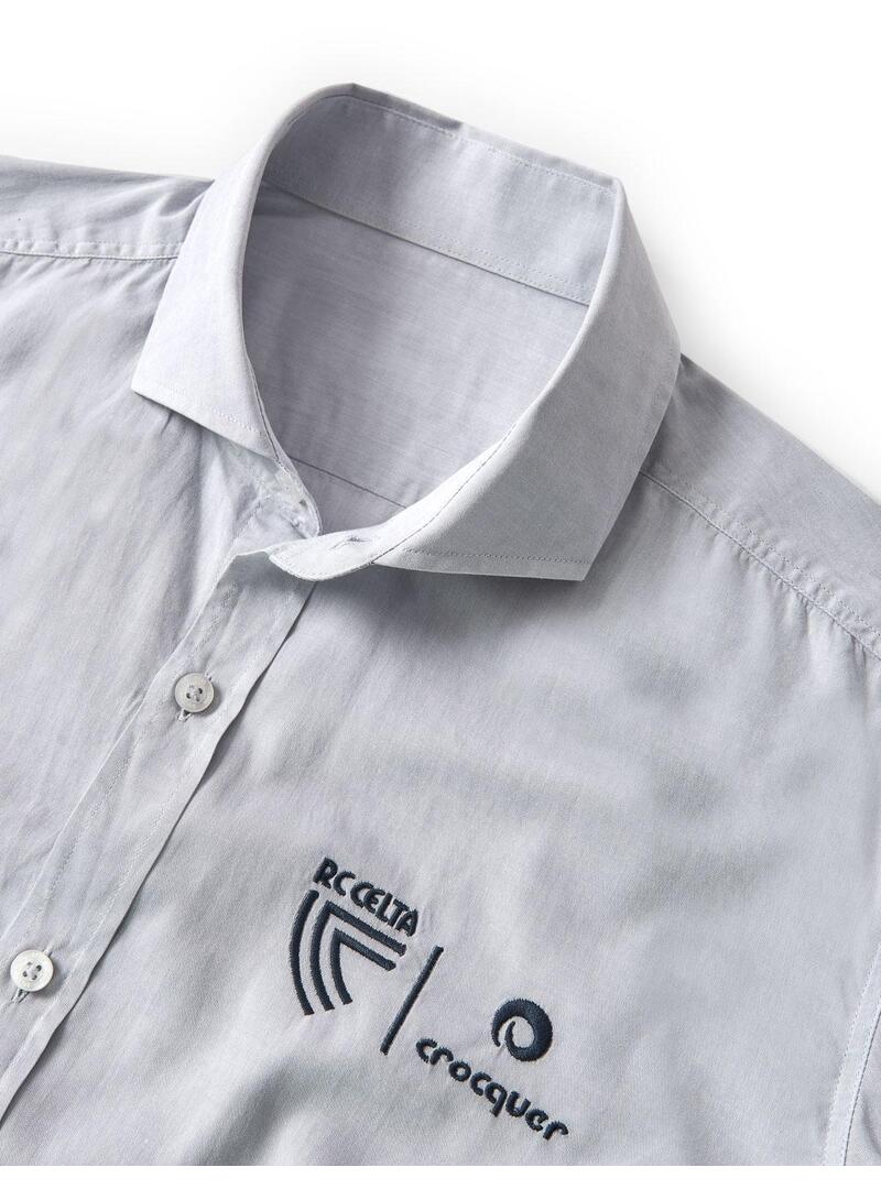 Camisa sport oficial gris perla Centenario RCCelta